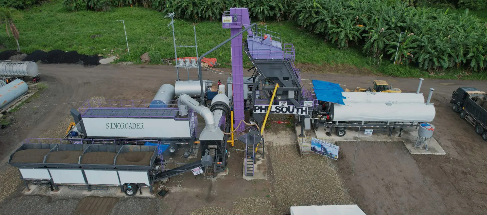 Mobile Asphalt Mixing Plant